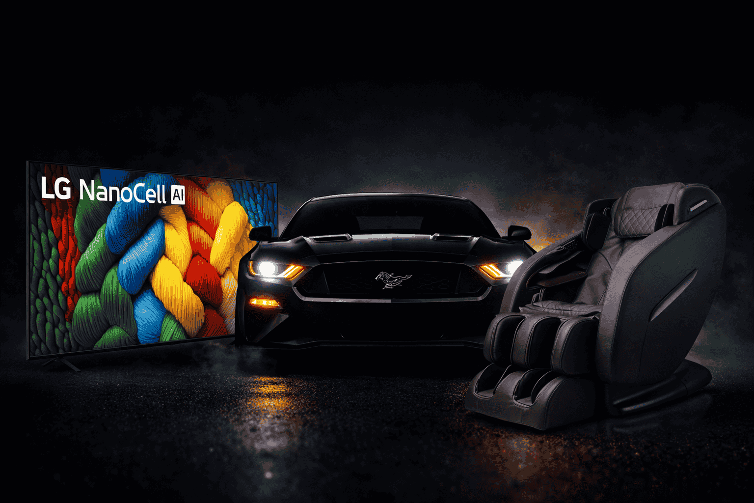 Win a Mustang, TV or Massage Chair at Setters Pub in Salmon Arm